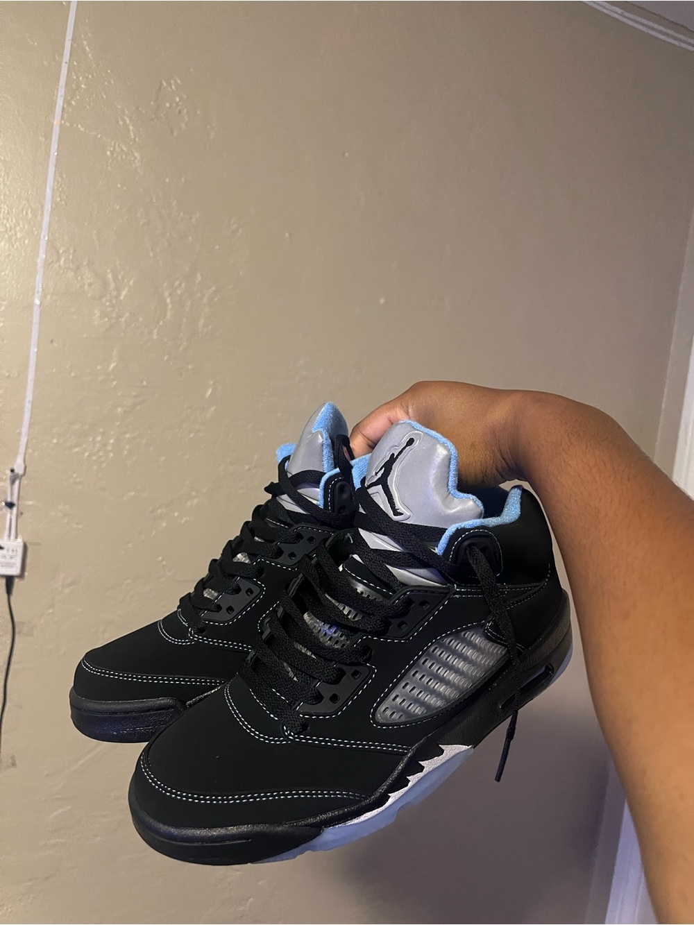 Jordan 5’s Black UNC’s